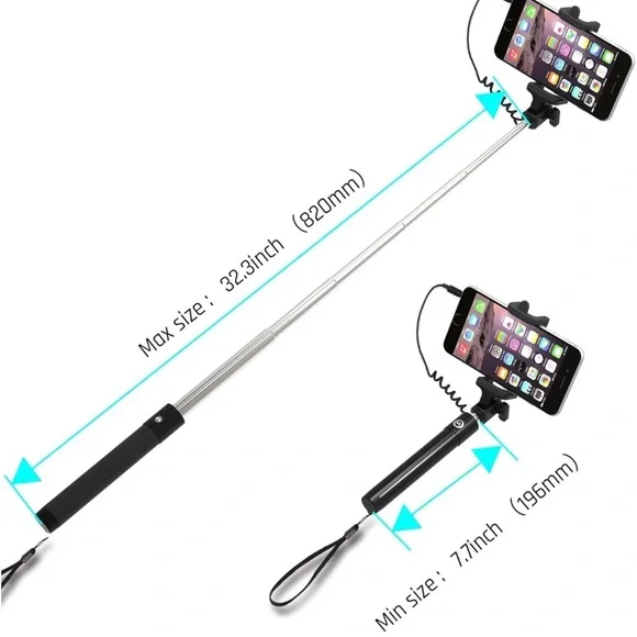 Stalion Selfie Stick 🤳  Handheld Extended Wired Monopod Photo & Video Recorder - Picture 8 of 15